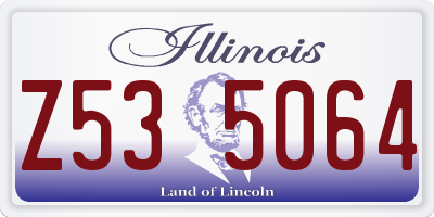 IL license plate Z535064