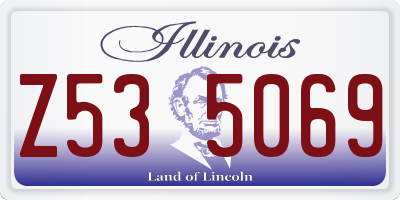 IL license plate Z535069