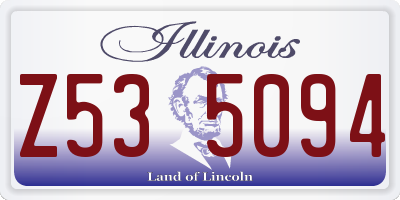 IL license plate Z535094