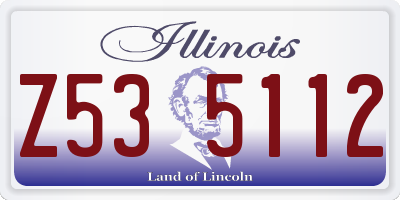 IL license plate Z535112