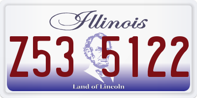 IL license plate Z535122