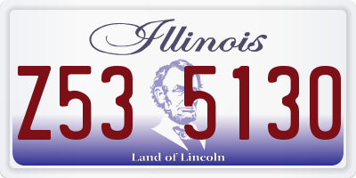 IL license plate Z535130