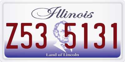 IL license plate Z535131