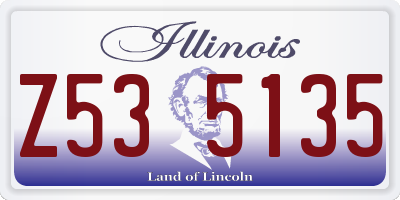 IL license plate Z535135