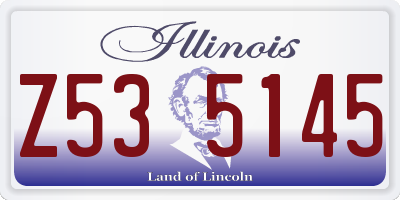 IL license plate Z535145
