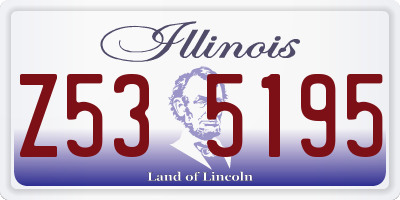IL license plate Z535195