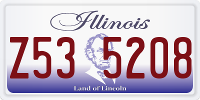 IL license plate Z535208
