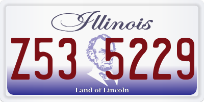 IL license plate Z535229