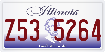 IL license plate Z535264