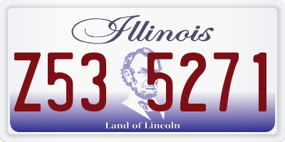 IL license plate Z535271