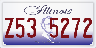 IL license plate Z535272