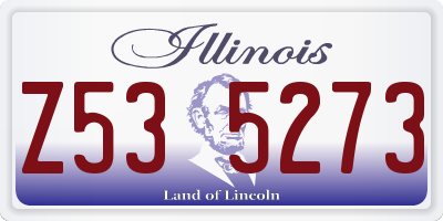IL license plate Z535273