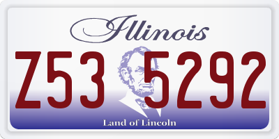 IL license plate Z535292