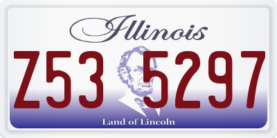 IL license plate Z535297