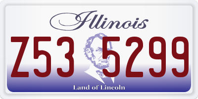 IL license plate Z535299