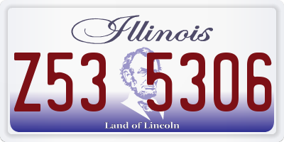 IL license plate Z535306