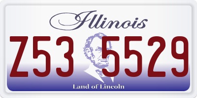 IL license plate Z535529