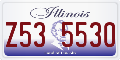 IL license plate Z535530