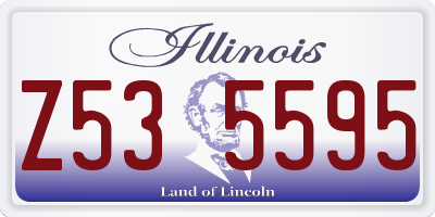 IL license plate Z535595