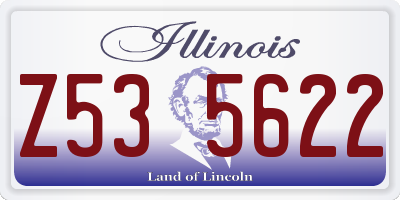 IL license plate Z535622