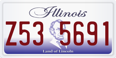 IL license plate Z535691
