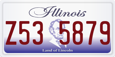 IL license plate Z535879