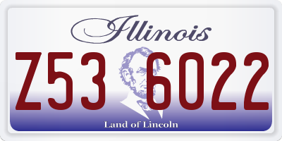 IL license plate Z536022
