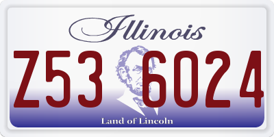 IL license plate Z536024
