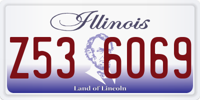 IL license plate Z536069