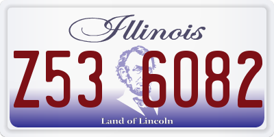 IL license plate Z536082