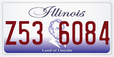 IL license plate Z536084