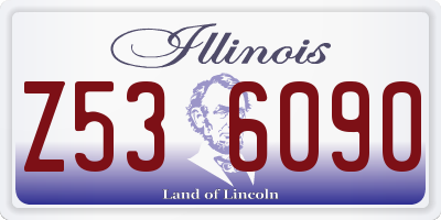 IL license plate Z536090
