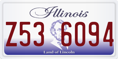 IL license plate Z536094