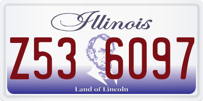 IL license plate Z536097