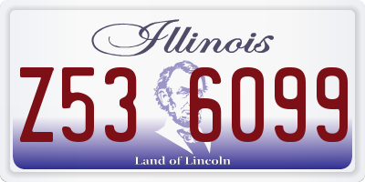 IL license plate Z536099