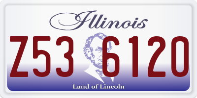 IL license plate Z536120