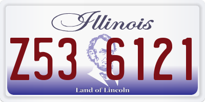 IL license plate Z536121