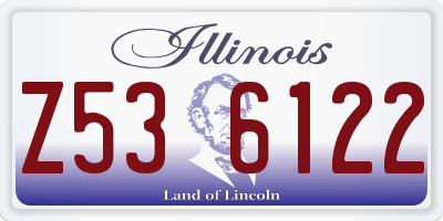 IL license plate Z536122