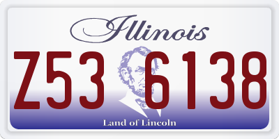 IL license plate Z536138