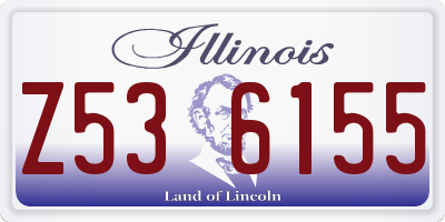 IL license plate Z536155