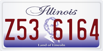 IL license plate Z536164