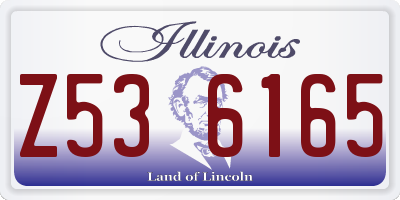 IL license plate Z536165