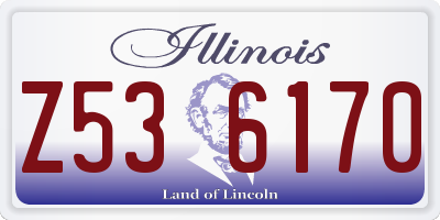 IL license plate Z536170