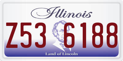 IL license plate Z536188