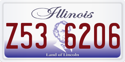 IL license plate Z536206
