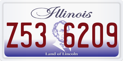 IL license plate Z536209