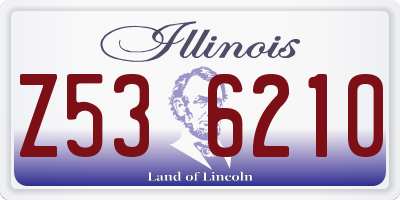IL license plate Z536210