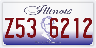 IL license plate Z536212