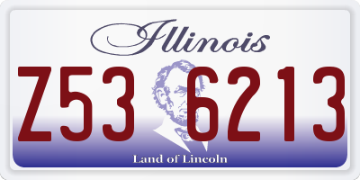 IL license plate Z536213