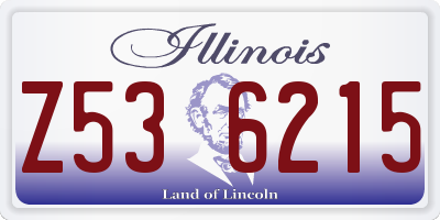 IL license plate Z536215